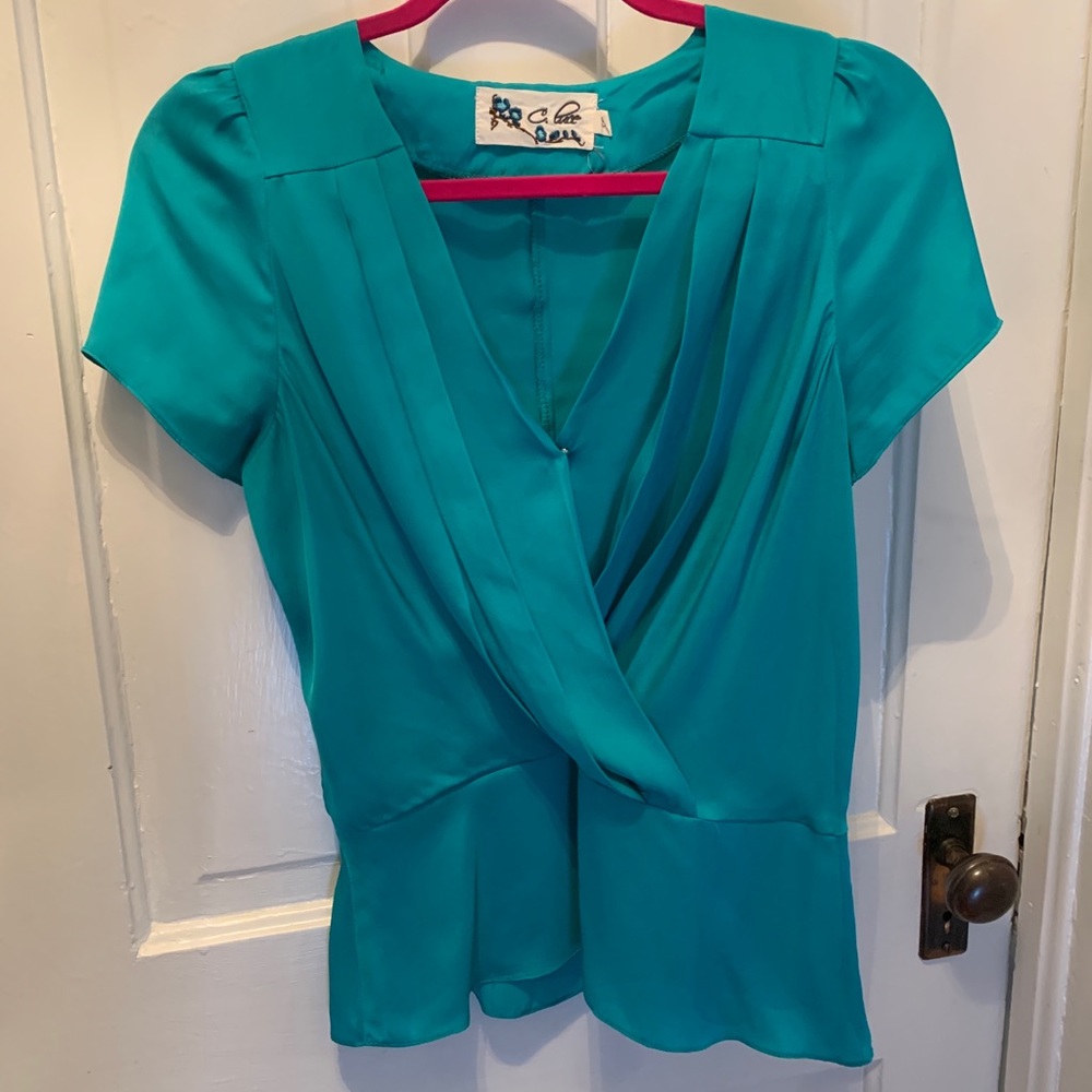 Boutique Blouse in gorgeous teal